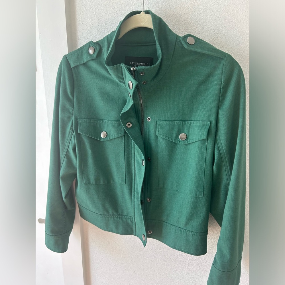 Liverpool Jeans Utility Cropped Jacket Moto XS
